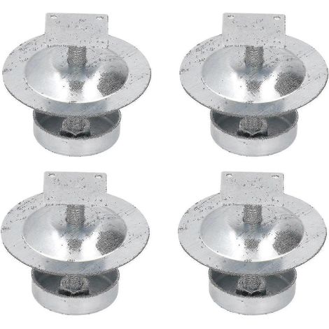Lot de 4 pieds de ruche anti-fourmis en acier inoxydable, support pour ruche d'apiculture e2024112215 (1/4)