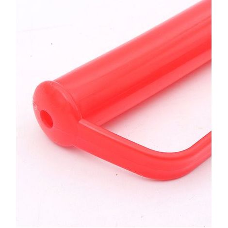 Set di 2 maniglie di sicurezza per carrelli a mano – 25 mm – Maniglie di ricambio per carrelli a mano impilabili con assorbimento degli urti – Rosse (1/5)