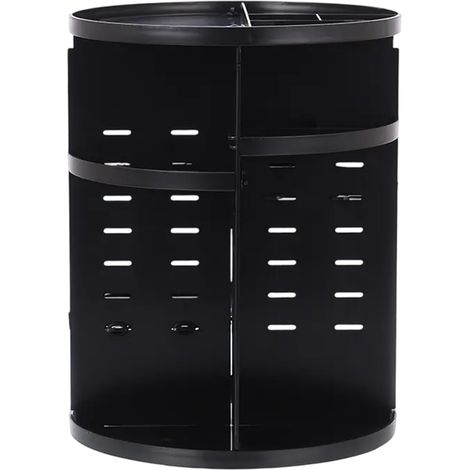 Boîte de rangement en acrylique pour maquillage, coiffeuse transparente rotative pour soins de la peau et rouge à lèvres