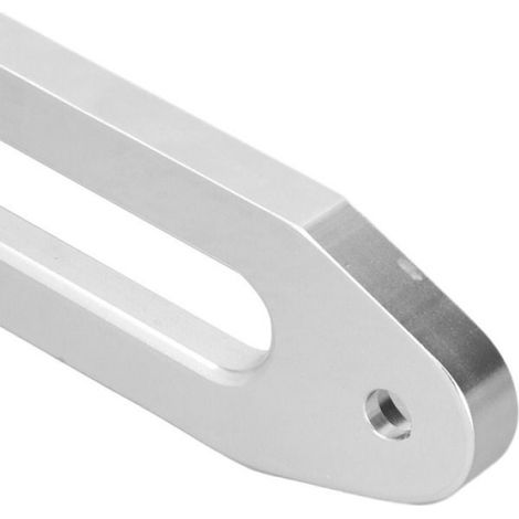 Fairlead Hawse de treuil Treuil Hawse Fairlead 10 pouces/25,4 cm 8 000 à 15 000 lb Chargement auto outillage Noir Argent (1/4)