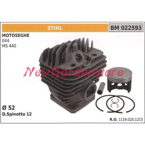 Cilindro pistone segmenti STIHL motore motosega 044 MS 440 022593