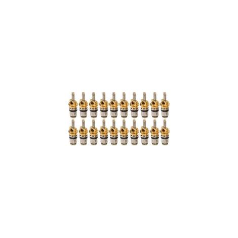 Kit de 20 valves haute pression pour recharge climatisation automobile – Compatible avec Peugeot et la plupart des véhicules