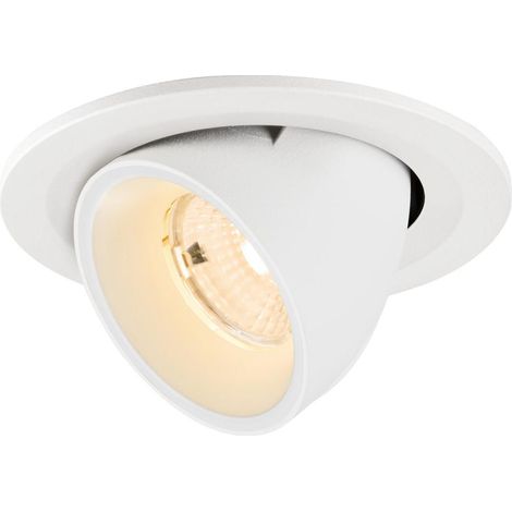 Spot encastré NUMINOS® GIMBLE S intérieur 2700 K 55° IP20 rond blanc - SLV - 1009395
