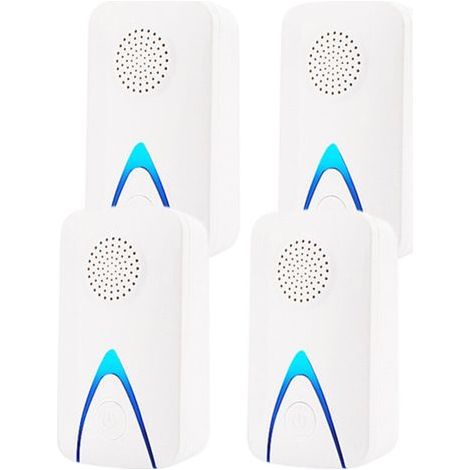 Controllo elettronico dei parassiti in interni, repellente per topi a ultrasuoni [confezione da 4] repellente per zanzare a ultrasuoni, repellente per topi da interni a ultrasuoni (1/4)