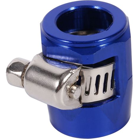 Flexible AN6 Durite Extrémité Flexible Raccords Carburant Huile Eau Ligne Colliers Fixation Auto Voiture Bleu (1/5)