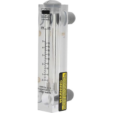 Débitmètre à bouton LZM-15 0,5-5 GPM, type panneau, mesure ZG1/4". (1/5)