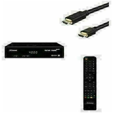 STRONG SRT 7404 Récepteur satellite HD + câble HDMI