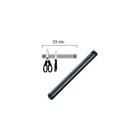 Barre magnétique 33 cm pour couteaux – Fixation par vis – Aimant permanent pour bois dur – Usage domestique (1/3)