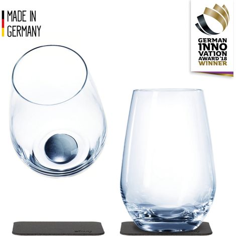 Lot De 2 Verres En Cristal Magnétiques - Silwy