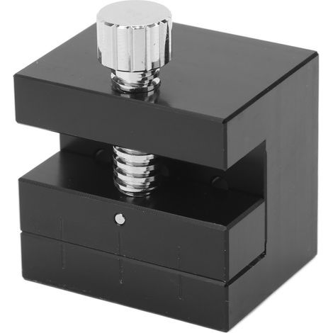 Étau de maintien de bracelet de montre, support de sangle réglable, outil de réparation pour horloger noir (1/5)
