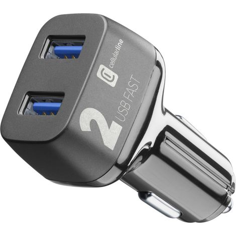 Cellularline KFZ-Lader MULTIPOWER 36W 2x USB Type-A