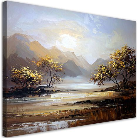 Bilder Landschaft Berge Bäume Natur 30x20 (1/5)
