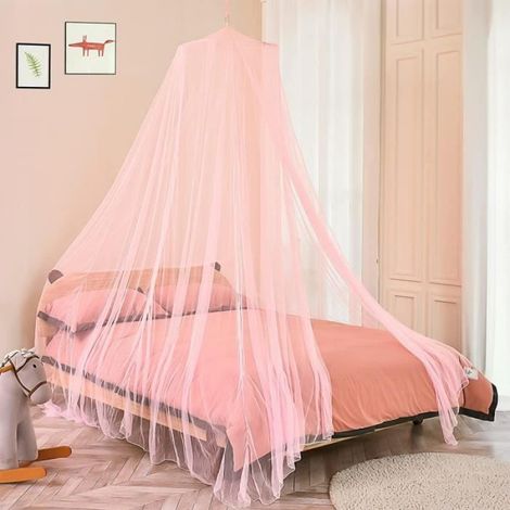 Moustiquaire - Non spécifié - Grande - Polyester - Rose - Lavable (1/4)