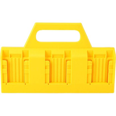 DCB200 ABS-Gehäuse für 6 Batterien – Kompakter Schnellzugriff-Organizer – Gelb (1/5)