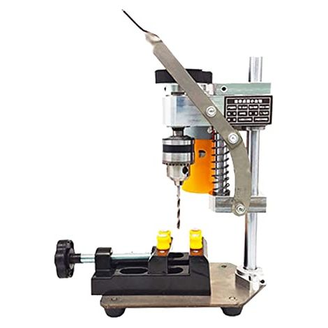 Mini Bench Foret, 180W 0,6-6 mm Micro Foreuse Machine Machine Ménage Perceuse électrique DIY PRÉCISE Hore [Classe énergétique A]