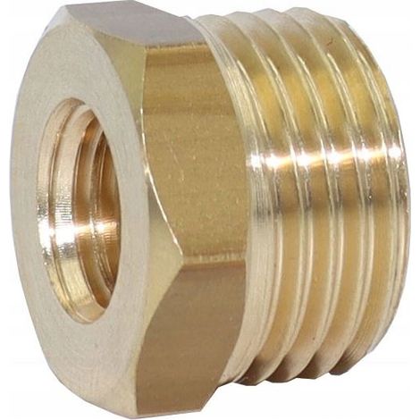 REDUCTOR DE MANÓMETRO DE LATÓN 1/2"" X M12