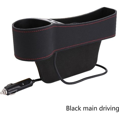 Organisateur de rangement pour siège de voiture, double port USB pour ordinateurs portables, mouchoirs et clés (1/5)