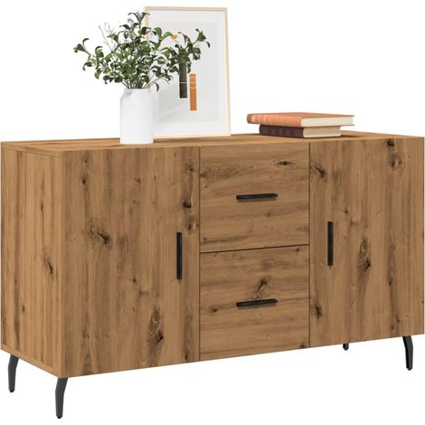 Sideboard Artisan-Eiche 100x36x60 cm Holzwerkstoff vidaXL (1/5)