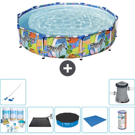 Bestway Bestway Steel Pro Ronde - Jungle - 305x66 cm - 8-pièces S21633 (1/5)