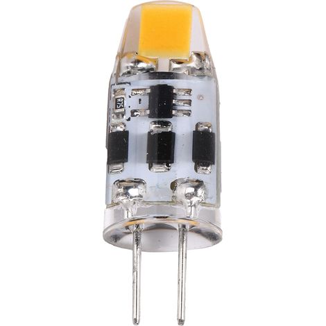 G4-Glühbirne 2W 200LM 360° Dimmbare Silikon-BiPin-LED-Glühbirne für Zuhause und Büro AC/DC 1224V (Warmweiß 2700K3100K) (1/5)