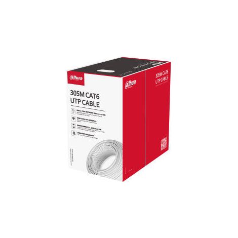 Dahua Technology PFM920I-6UN-C-V2 cable de red Blanco 305 m Cat6 U/UTP (UTP)