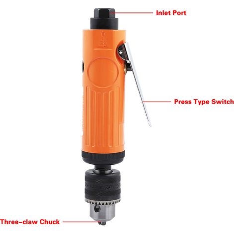 Perceuse pneumatique droite unidirectionnelle KP-556 3/8" (1/5)