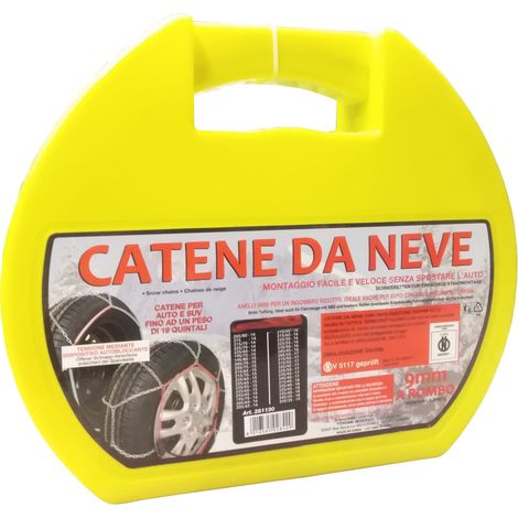 CATENE DA NEVE 9MM GR.60 CON VALIGETTA GIALLA (1/2)