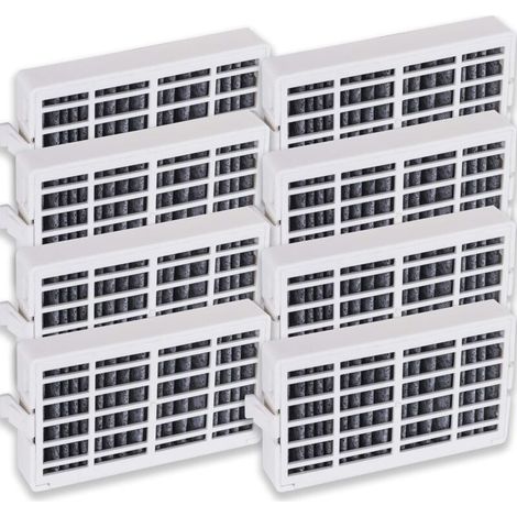 utilisé pour W10311524 Lot de 8 filtres à air de rechange pour réfrigérateur Whirlpool & KitchenAid Remplace AIR1, W10315189, W10335147
