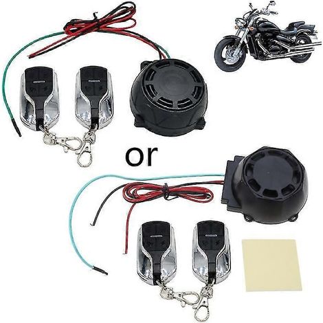 Système d'alarme antivol pour moto T8WF, kit d'alarme 12 V avec double télécommande, accessoires antivol 10601