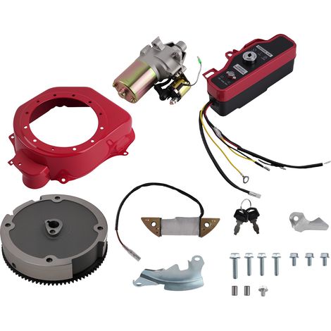 Maxpeedingrods – Démarreur électrique pour Honda GX160 5.5HP et GX200 6.5HP – Kit complet avec solénoïde et interrupteur – Installation professionnelle recommandée