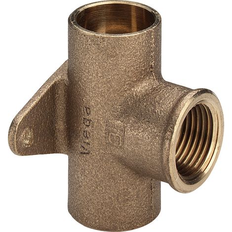 Viega Wandscheiben-T-Stück, d1 18, Rp 1/2, d2 18 Rotguss Modell 94490G, 138127 (1/3)