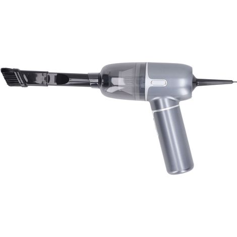 Mini aspirateur sans fil portable à main, 3 niveaux de puissance réglables, de qualité industrielle et multifonctionnel pour voiture et maison, gris (1/5)
