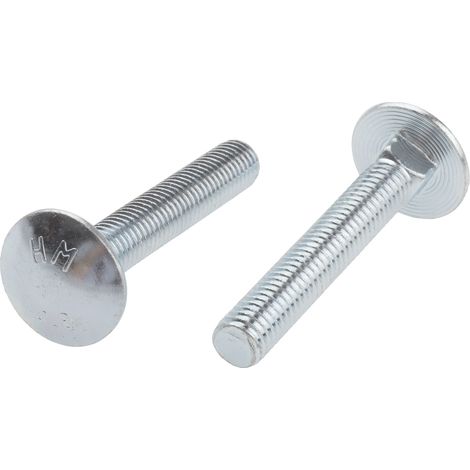 Boulon Acier, , Zingage brillant, M8 x 50mm ( Prix pour Sachet de 50 ) (1/2)
