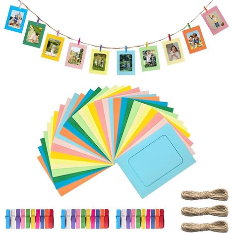 Cadre Photo en Papier Kraft DIY à Suspendre (1/4)
