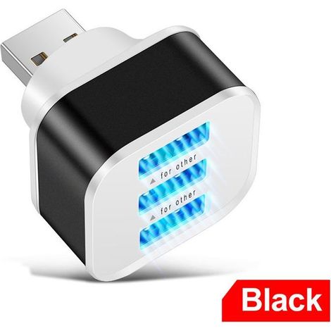 Rallonge de charge USB Online Store 2.0 avec 3 ports et répartiteur USB étendu. (1/4)