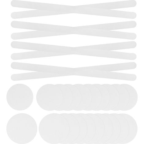 Slip Strips for Bathroom and Stairs 32 Pieces Transparent
