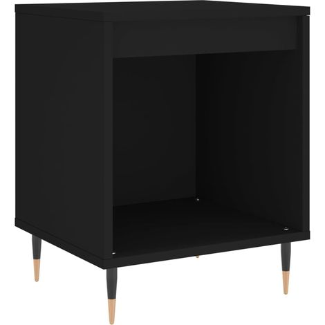 Maison Exclusive - Nachttisch Schwarz 40x35x50 cm Holzwerkstoff
