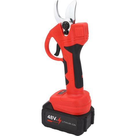 Sécateur électrique sans fil portable 30mm SK5 ABS coupe-branches ergonomique anti-glisse 48V 4000mAh EU avec batterie chargeur meule clé boîte (1/5)