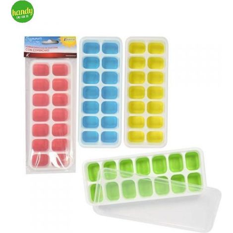 Forma Per Ghiaccio Kasaviva con Coperchio Colori Assortiti