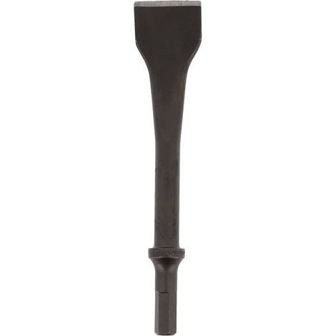 BURIN PLAT L155MM LARGEUR 32MM EMMANCHEMENT HEXAGONAL 10,2MM CEDREY