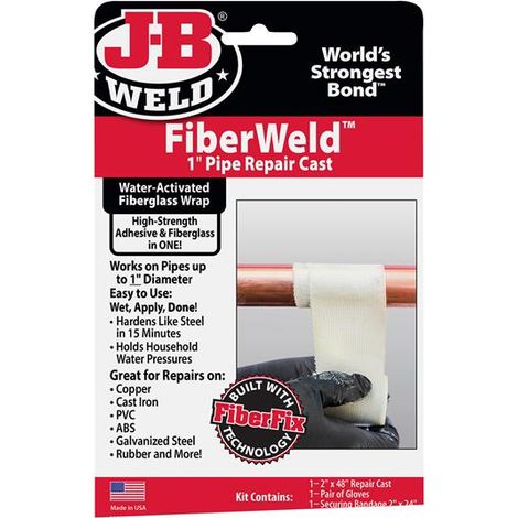 J-B Weld 38248UK FiberWeld Pipe Repair Cast 28.4g JBW38248UK
