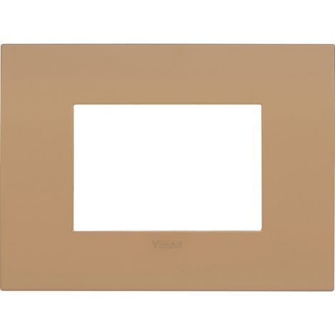 VIMAR - 19953.33 Plaque d'adaptation 3M, sienne