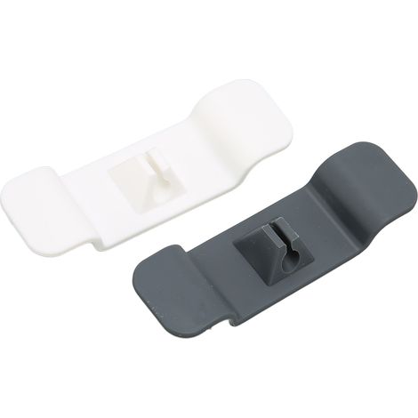2-teiliger Kabelorganizer für die Küche, ordentliche Aufbewahrung, formstabil, schwarz-weißer Kabelhalter für Bürogeräte (1/5)