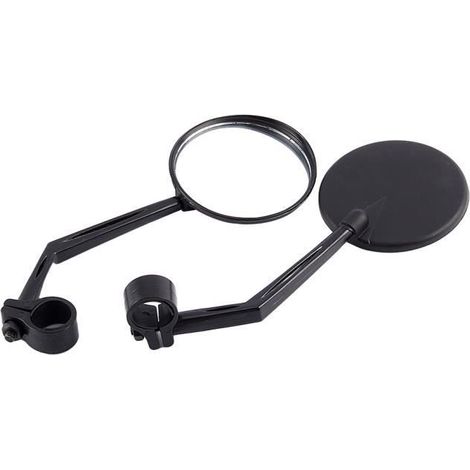 Rétroviseur de vélo Tbest - Nouveau rétroviseur latéral noir pour guidon moto vélo (1/4)