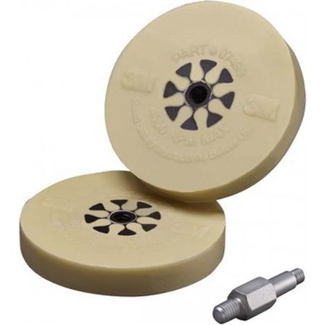 RUEDA REMOVEDORA BEIGE 100MMX16MM - 3M -