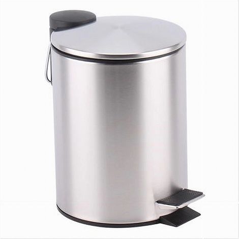 Trade Shop - STAHL-TRETEIMER 3 LITER BADEZIMMER ABFALLEIMER HOME 87443 -