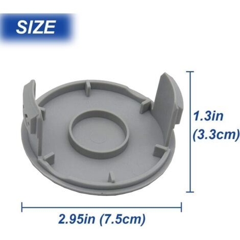 Cache-bobine pour tondeuses à gazon sans fil Ryobi One+ 18V, 24V, 40V (modèles P2002, RY40200, RY24200, P2005, P2006, P2000, RY24021) et pièces de débroussailleuse AC14HCA (1/3)