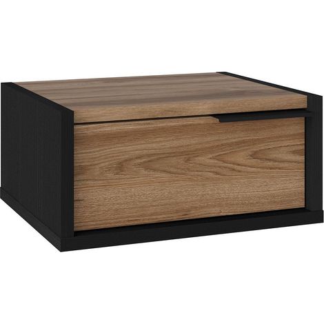 Table de chevet en bois "Eco" - 40 x 30 x 19 cm - Marron