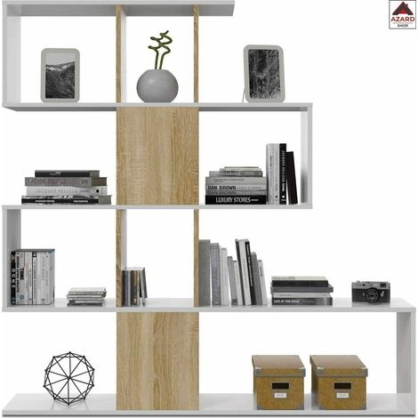 1PZ KIT LIBRERIA ZIG ZAG 145X28X145 BIANCO CANADIAN (1/5)