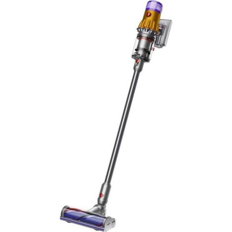 Dyson V12 Detect Slim Absolute aspirapolvere a mano Nickel, Giallo Senza sacchetto
